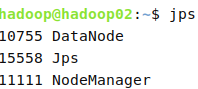 hadoop02节点上启动的进程