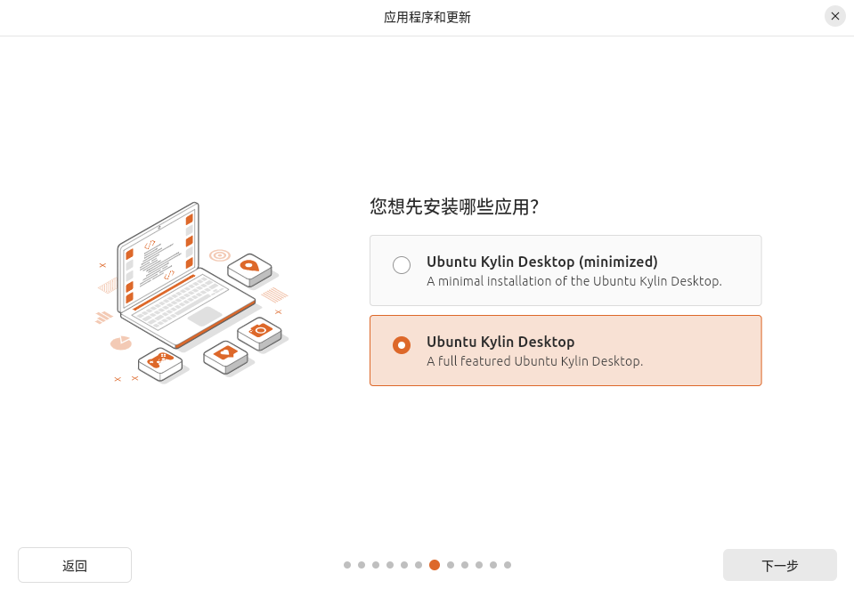 图2-17 选择完整桌面安装